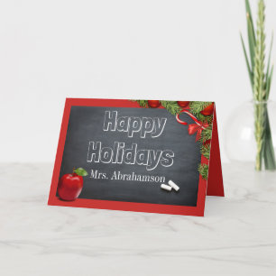 Custom Teacher Holiday