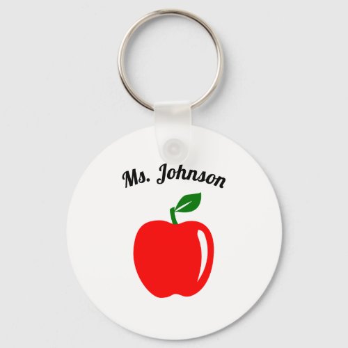 Custom Teacher Name Keychain