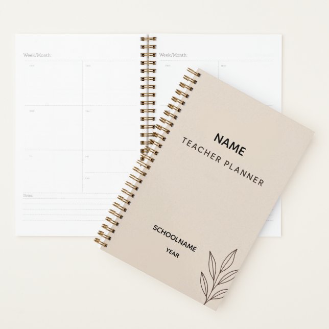 Custom Teacher Planner - Back to School 2025  (Display)