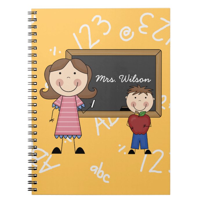 Custom Teacher School Notebook