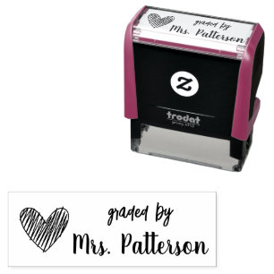 Custom Teacher  Self-inking Stamp