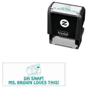 CUSTOM Teacher Self-inking Stamp