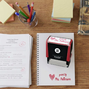 Custom Teacher Self-inking Stamp