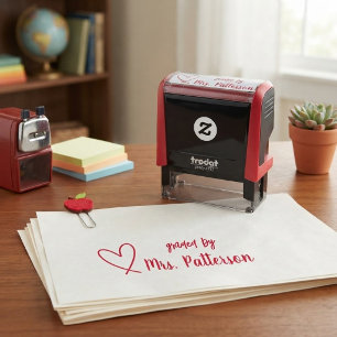 Custom Teacher Self-inking Stamp
