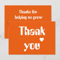 Custom Teacher Thank You Card
