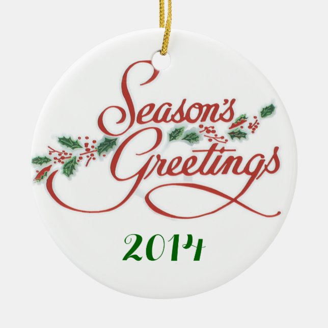 Custom Teacher's Christmas Ornament (Front)