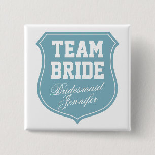 Custom Team Bride buttons for bachelorette party