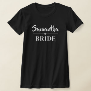 Custom Team Bride T shirts, Bachelorette Retro  T-Shirt