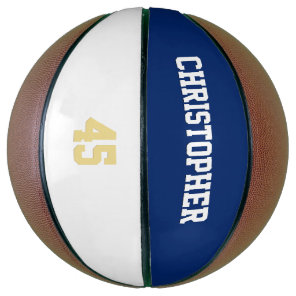 Custom Team Club Player Name Number Monogrammed Basketball