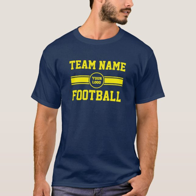 Custom Team Football T-Shirt (Front)