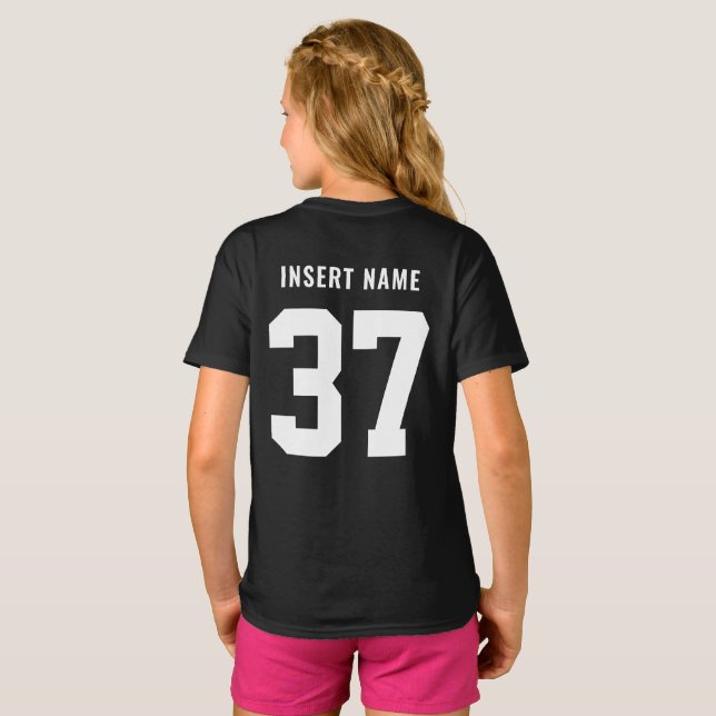 Custom Team Front & Back Sport Lifestyle T-Shirt (Back Full)