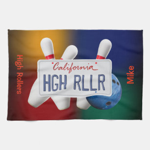 Custom Team Name Bowling Towels