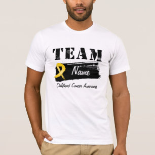 Custom Team Name - Childhood Cancer T-Shirt