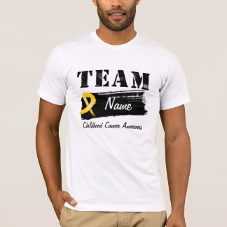 Custom Team Name - Childhood Cancer T-Shirt