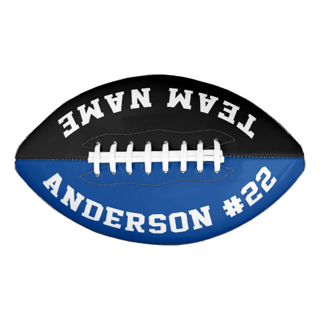 Custom Team Name, Player Name and Number Football (Front)