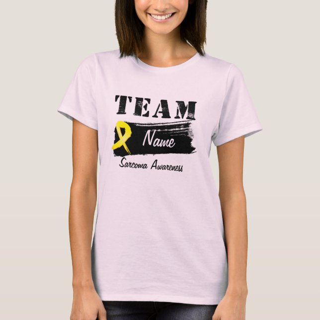Custom Team Name - Sarcoma T-Shirt (Front)