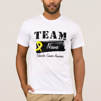 Custom Team Name - Testicular Cancer T-Shirt