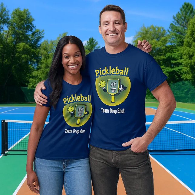 Custom Team Player Pickleball T-Shirt (Time to stay out of the kitchen with this custom team player pickleball shirts. Add your own message)