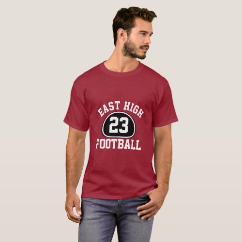 Custom Team Pride Team Name and NumberClass Year T_Shirt