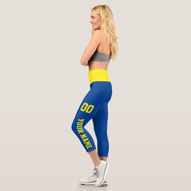 Custom Team Sports Leggings (Left)