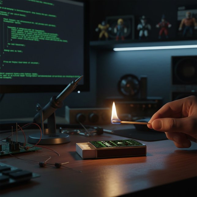 Custom Tech Code Theme Bachelor Party  Matchboxes (Creator Uploaded)