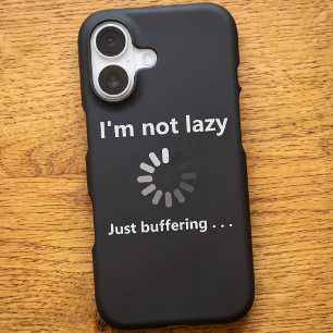 Custom Tech Support Loading Spinner Quote iPhone 17 Case