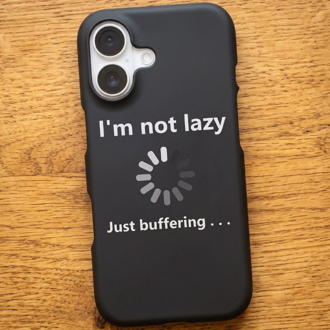 Custom Tech Support Loading Spinner Quote Case-Mate iPhone Case (Creator Uploaded)