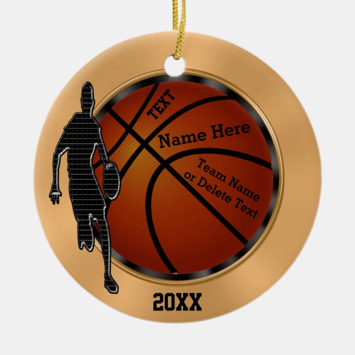 Custom Techno Meets Vintage Basketball Ornaments Zazzle Com