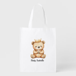 Custom Teddy Bear Grocery Bag