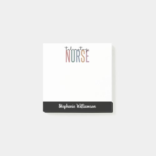 Custom Telemetry nurse Telemetry Nursing Gifts Post_it Notes