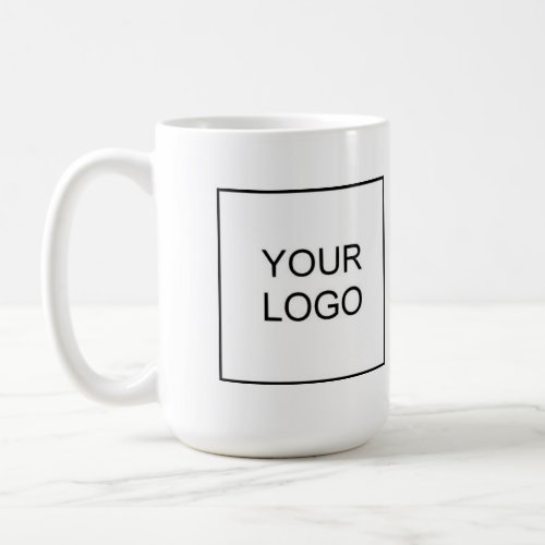 Custom Template Add Your Business Company Logo Coffee Mug