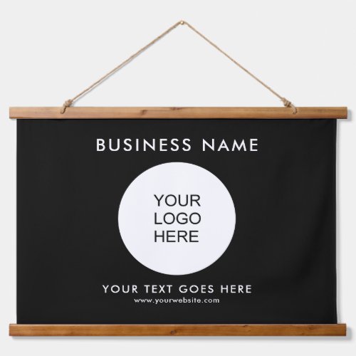 Custom Template Add Your Business Logo Text Here Hanging Tapestry