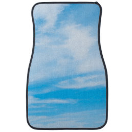 Custom Template Blue Sky White Clouds Elegant Car Floor Mat