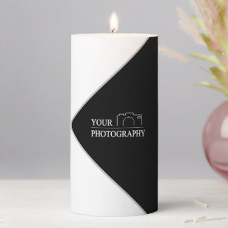 Custom Template Business Company Create Your Own Pillar Candle