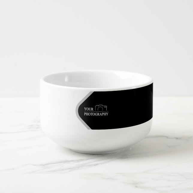 Custom Template Business Company Create Your Own Soup Mug (Front)