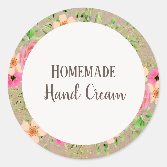 custom template cosmetic skincare product label (Front)