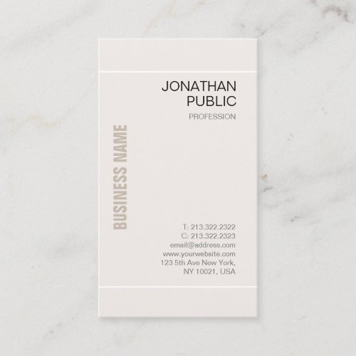 Custom Template Design Modern Elegant Colors Business Card