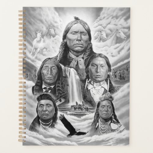 Custom Template Famous Native Americans Painting Planner