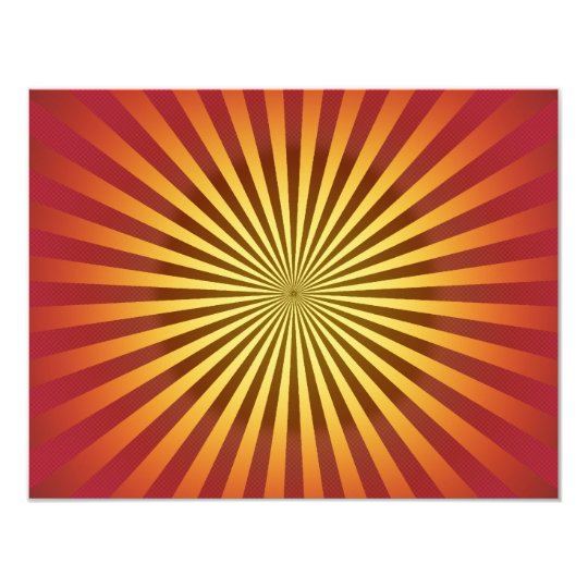 Custom Template: Gradient Radial Lines Card