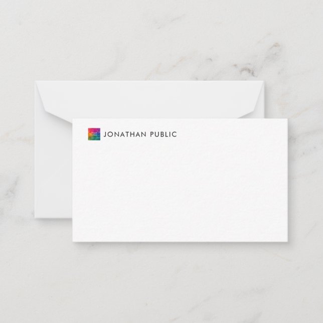 Custom Template Name Business Company Logo Here (Front)