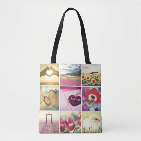 Custom Template Photo Tote Bag Zazzle Custom Template Photo Tote Bag