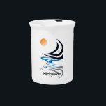 Custom Template Pitcher<br><div class="desc">NAUTICAL BITS GALLEY TEMPLATES Our range of custom Galley templates for you to add your own images / artwork and your own text. Why not create your own unique item using a photo of your boat and your boat's name? Kitchenware and related products suitable for your galley kitchen. PERSONALISE YOUR...</div>