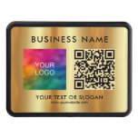 Custom Template QR Code Upload Your Company Logo Hitch Cover