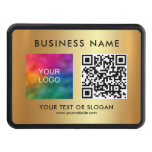 Custom Template Upload Your Business Logo QR Code Hitch Cover