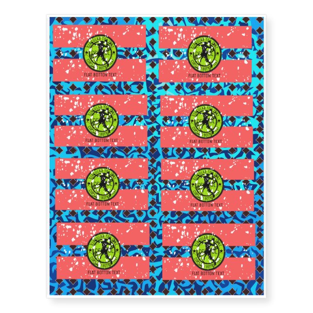 Custom Temporary Tattoos (Front)