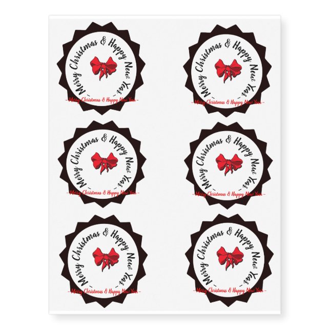 Custom Temporary Tattoos (Front)