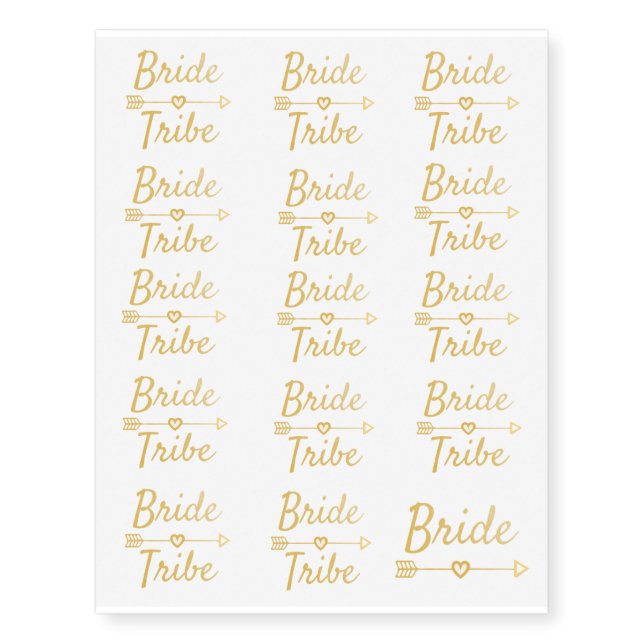 Custom Temporary Tattoos (Front)