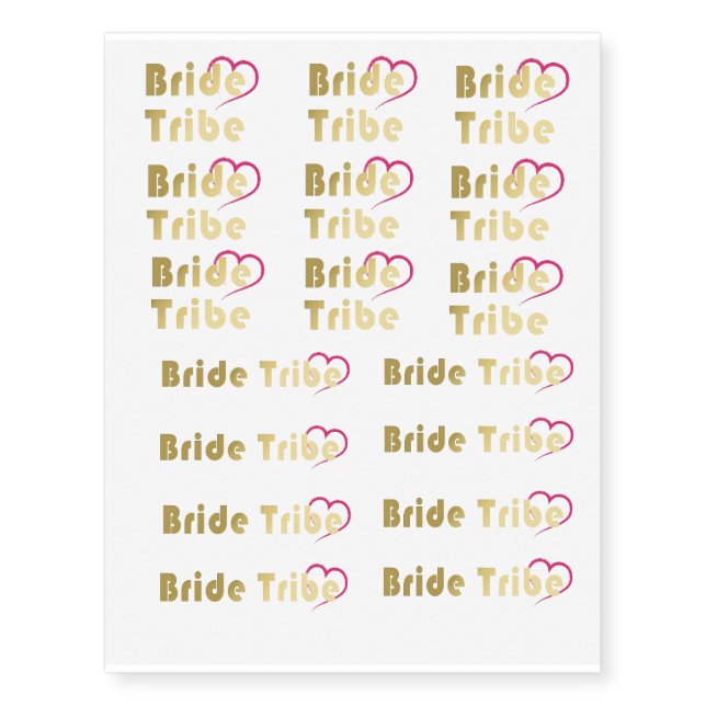 Custom Temporary Tattoos (Front)