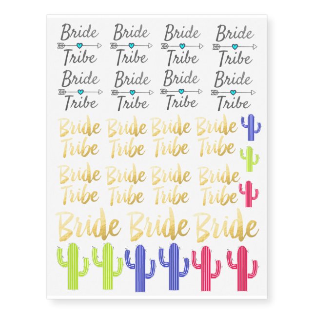 Custom Temporary Tattoos (Front)