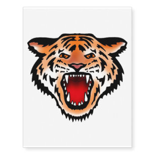 Custom Temporary Tattoos tiger